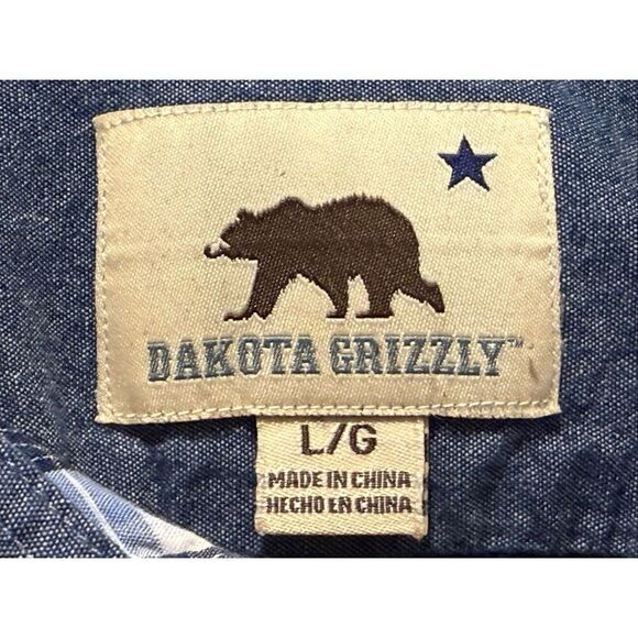 Dakota Grizzly Men’s Plaid Button Up Shirt Size L - Picture 3 of 11